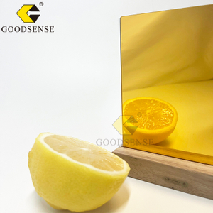 Goodsense Yakeli Mika Mica Perspex High Gloss Glassless Mirror Coloured Educational Puzzel Mirror Paste Mirror Material Durable Mirror Lucite Gold Acrylic 1 Way Mirror Board Distributor