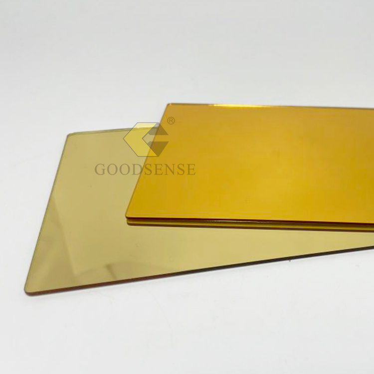 Removable Acryl Lucite Mirror Sheets Thick PMMA Mirror Plexiglass Organic High Gloss Perspex Discs Tiles Mirror China for Cake Topper Goodsense Gold Acrylic Double Sided Mirror Wholesale