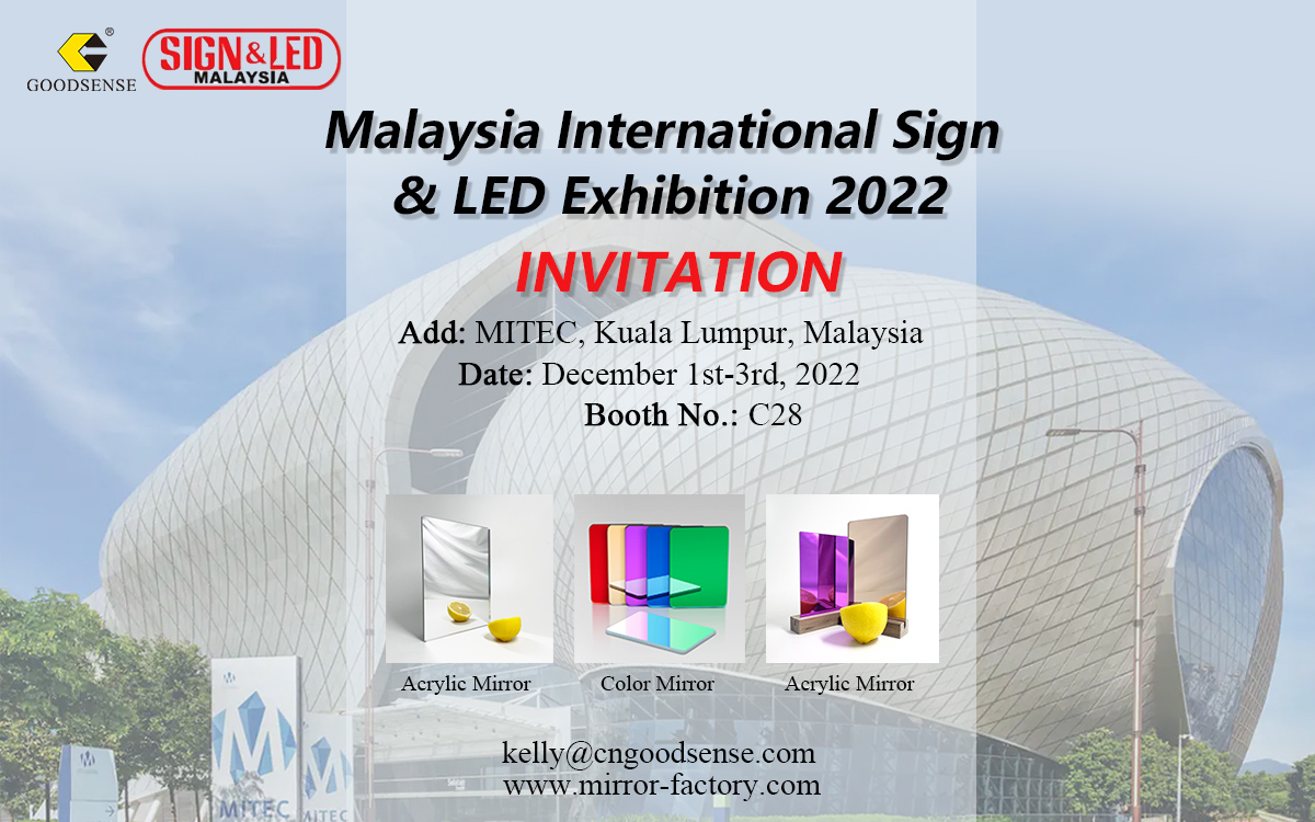 Goodsense Acrylic Mirror at Malaysia International Sign & LED